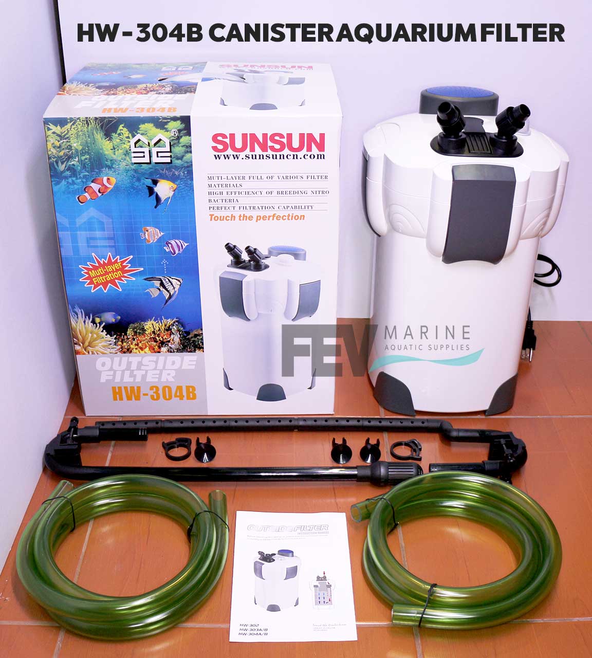 Canister clearance aquarium filter