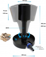 - Pond surface skimmer